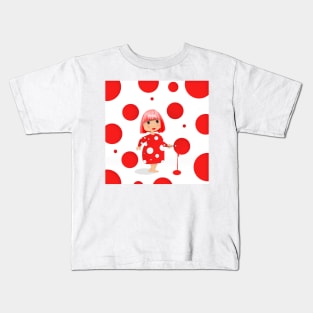 Yayoi Kusama Polka Dots Kids T-Shirt